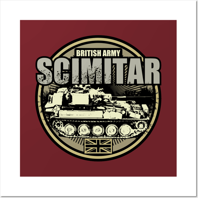 FV107 Scimitar Wall Art by Firemission45